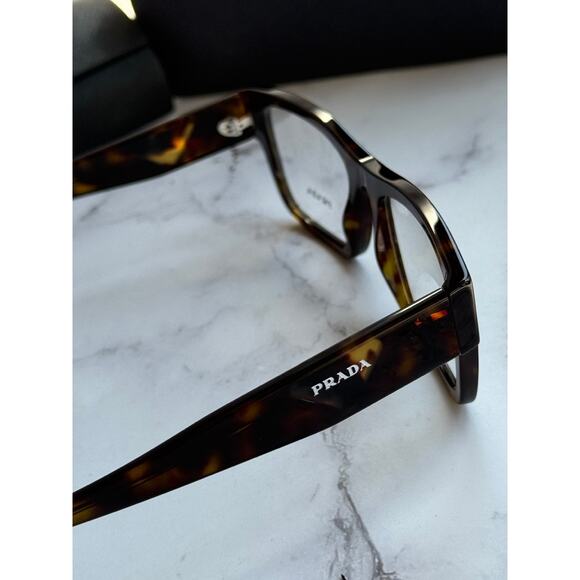 NEW Prada PR15YV Unisex Eyeglass Frames in Brown - Picture 4 of 5
